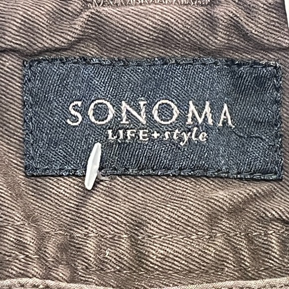 Sonoma Women's Size 12 Brown Modern Fit Pants Straight Leg Lower Rise NWT - Picture 15 of 16